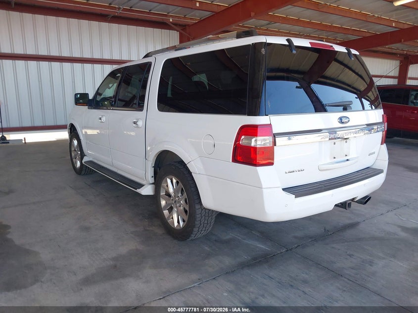 Vin: 1fmjk1kt6hea74688, lot: 46276561, ford expedition el limited 20173