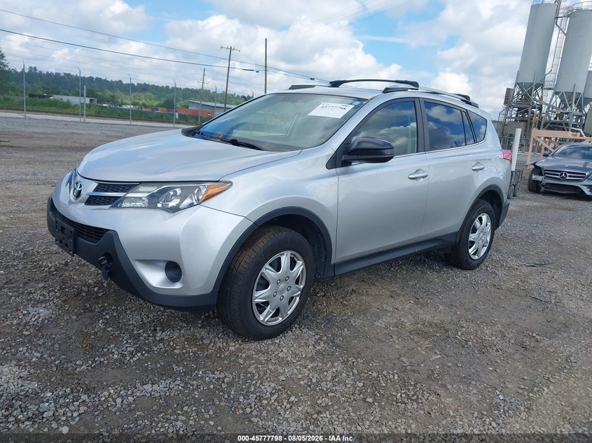 Vin: jtmzfrev9fj059534, lot: 46276578, toyota rav4 le 20152