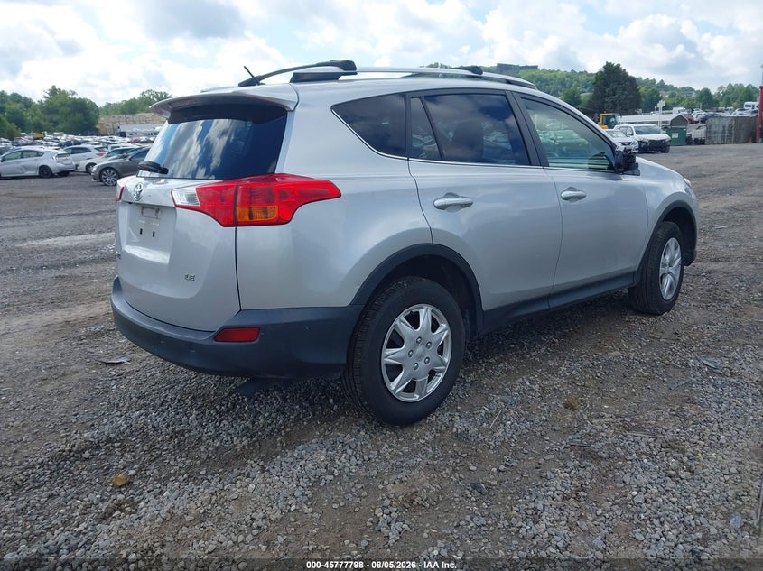 Vin: jtmzfrev9fj059534, lot: 46276578, toyota rav4 le 20154