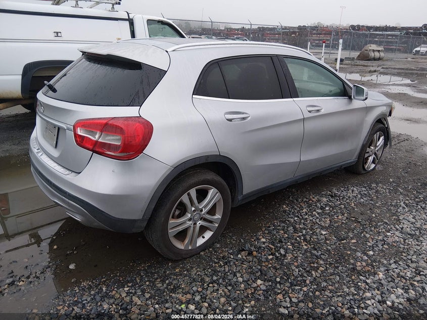 Vin: wdctg4eb4fj180476, lot: 46276608, mercedes-benz gla 250 20154