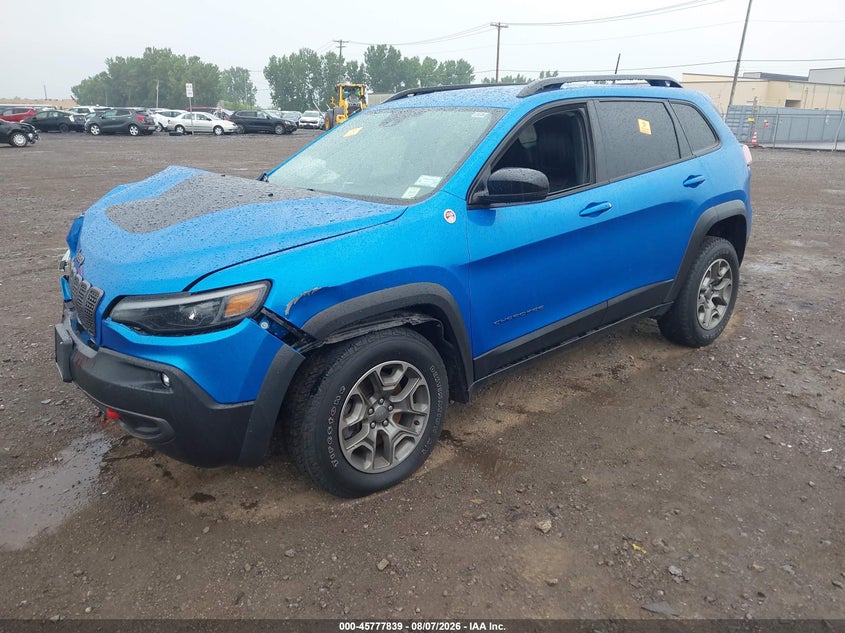 Vin: 1c4pjmbx6nd531278, lot: 46276619, jeep cherokee trailhawk 4x4 20222