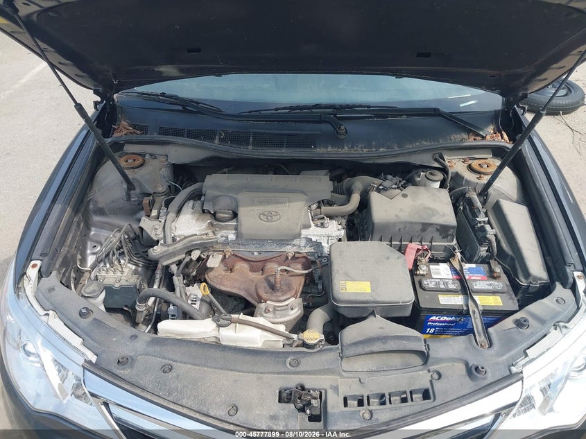 2012 TOYOTA CAMRY SEDAN 2.5L I-4 DOHC, VVT, 173HP