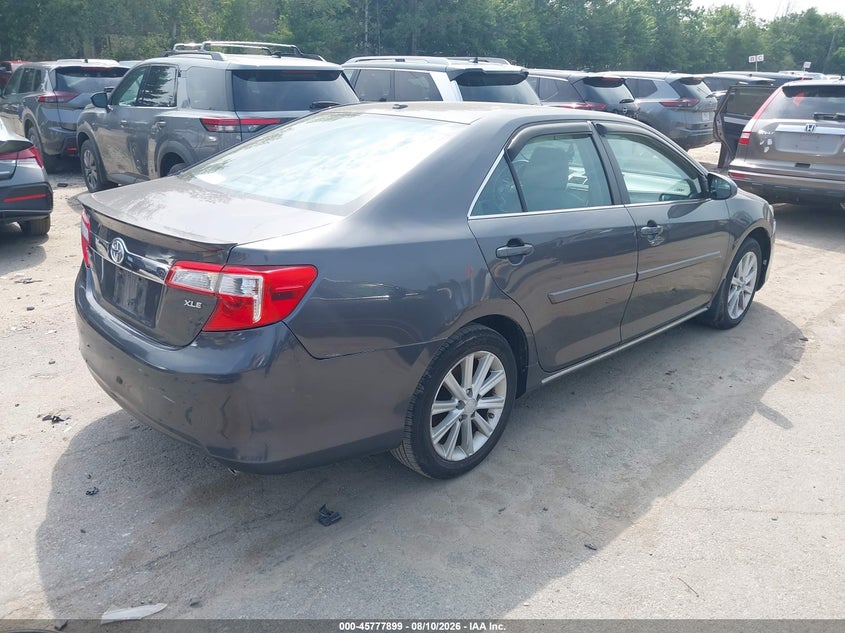 2012 TOYOTA CAMRY SEDAN 2.5L I-4 DOHC, VVT, 173HP
