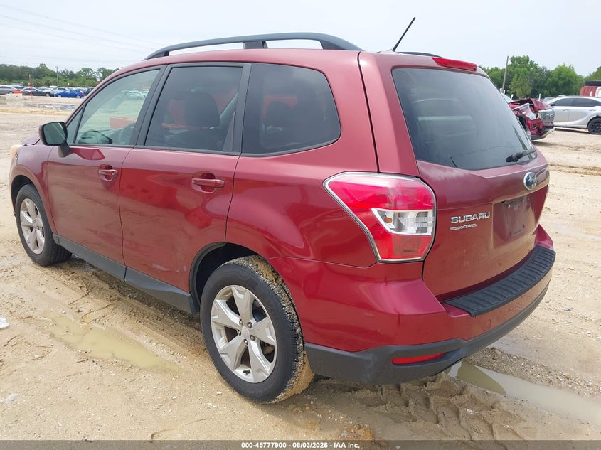 Vin: jf2sjadc3fh543418, lot: 46276680, subaru forester 2.5i premium 20153