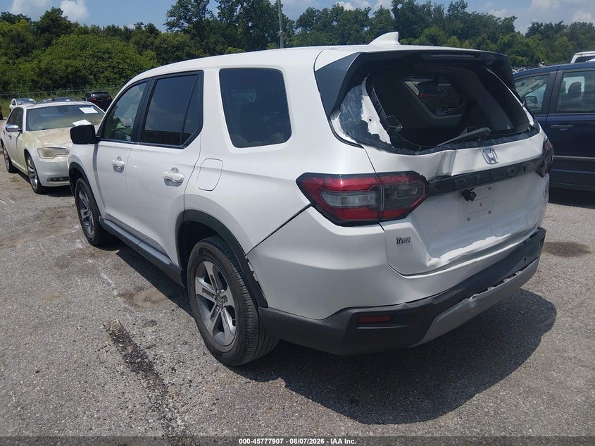 Vin: 5fnyg2h59pb008880, lot: 46276687, honda pilot 2wd ex-l 7 passenger 20233