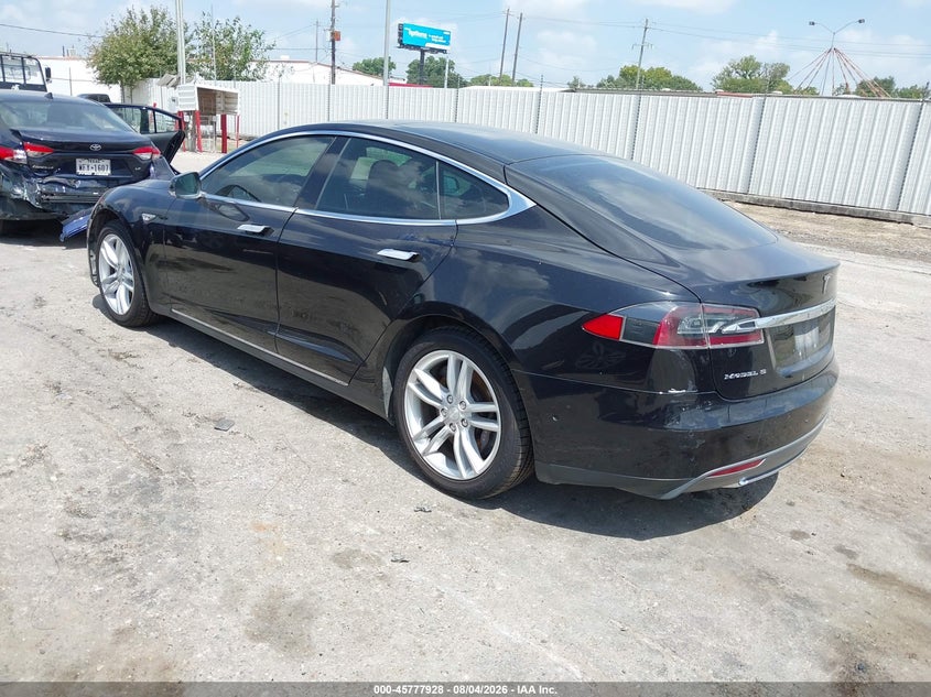 2015 TESLA MODEL S auction photo 3
