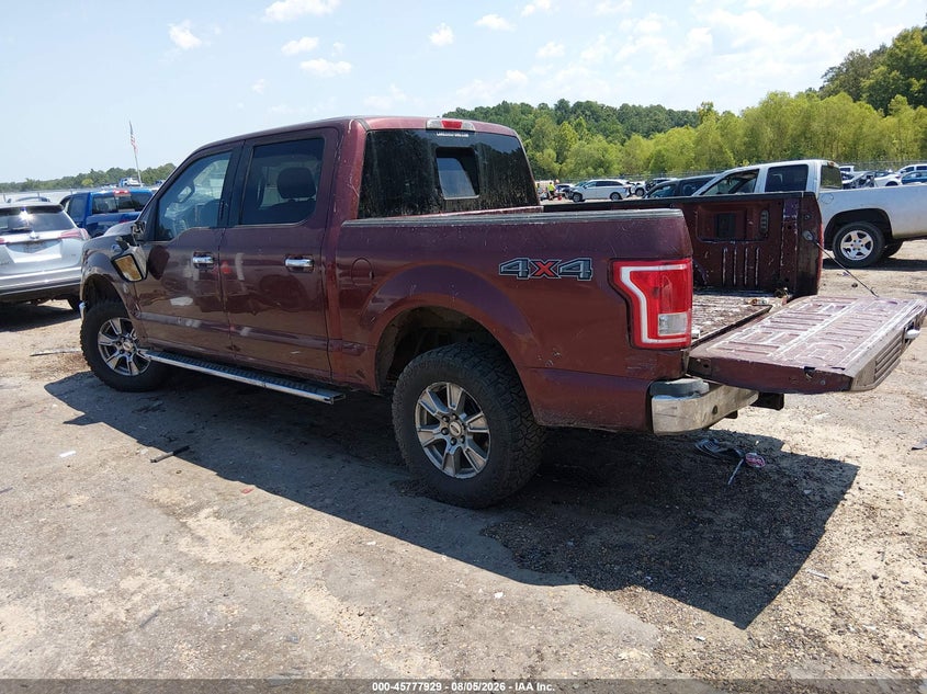 Vin: 1ftew1ef7fke34016, lot: 46276709, ford f-150 xlt 20153