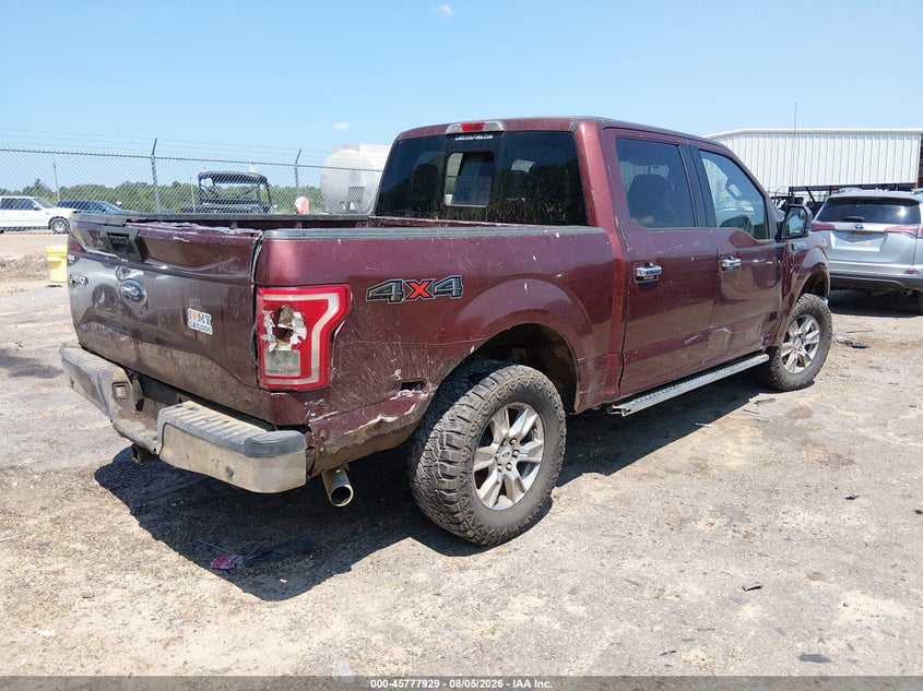 Vin: 1ftew1ef7fke34016, lot: 46276709, ford f-150 xlt 20154