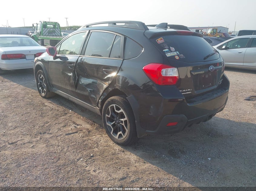 Vin: jf2gpadc8h8270225, lot: 46276710, subaru crosstrek 2.0i premium 20173