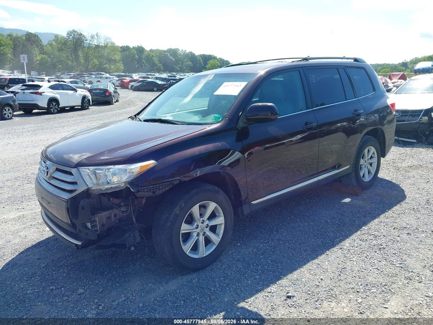 Vin: 5tdbk3ehxbs048141, lot: 46276725, toyota highlander se v6 20112