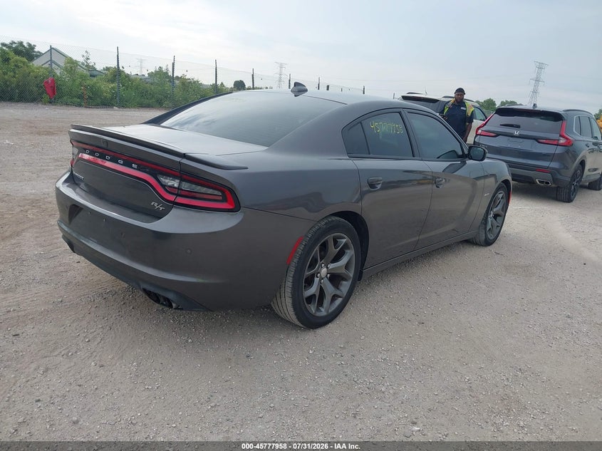 Vin: 2c3cdxct3fh778656, lot: 46276738, dodge charger r/t 20154