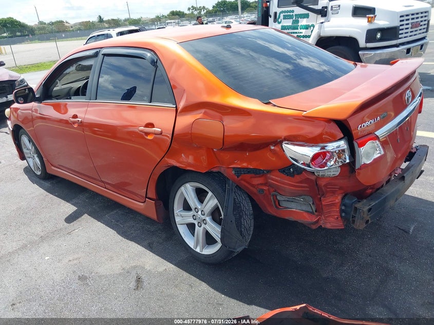 Vin: 2t1bu4ee9dc075526, lot: 46276756, toyota corolla s special edition 20133