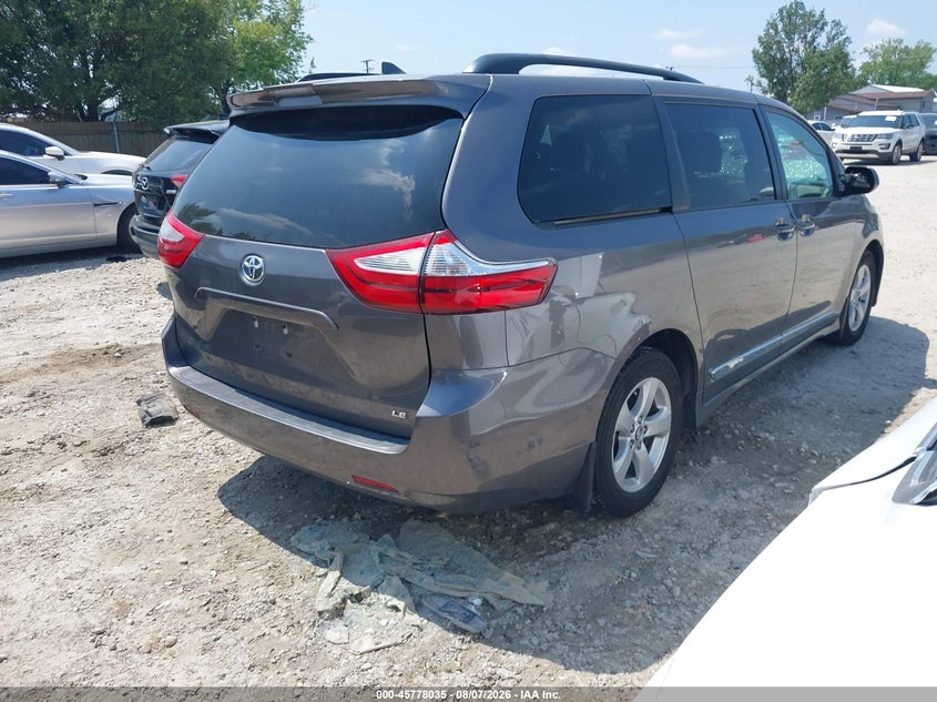 Vin: 5tdkz3dc3js956754, lot: 46276815, toyota sienna le 8 passenger 20184