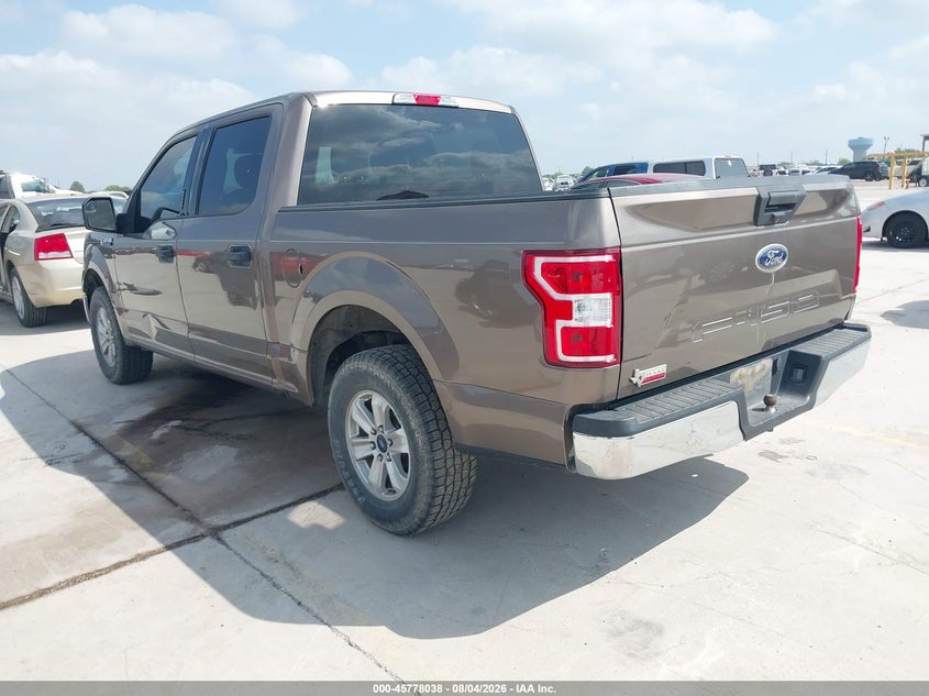 Vin: 1ftew1cb2jkc70117, lot: 46276818, ford f-150 xlt 20183