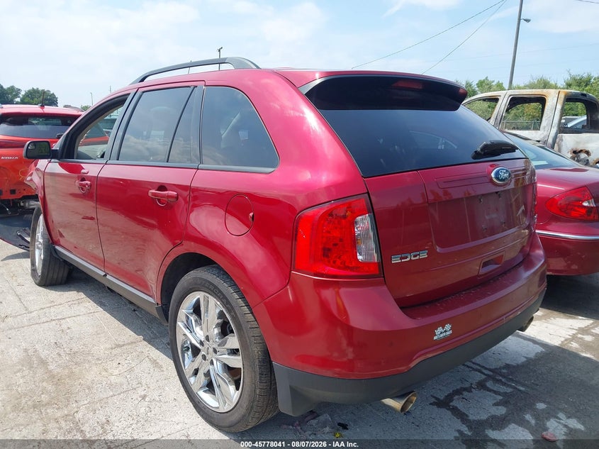 Vin: 2fmdk4jc8dba01151, lot: 46276821, ford edge sel 20133