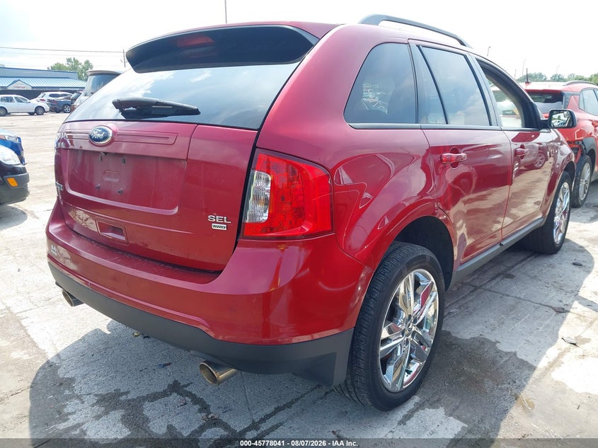 Vin: 2fmdk4jc8dba01151, lot: 46276821, ford edge sel 20134