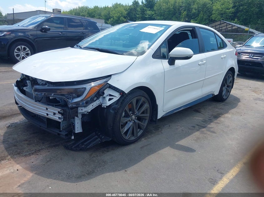 Vin: 5yfs4mce6sp241873, lot: 46276825, toyota corolla se 20252