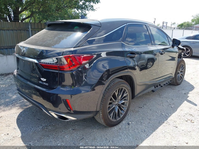 Vin: 2t2bzmca0hc083906, lot: 46276829, lexus rx 350 f sport 20174