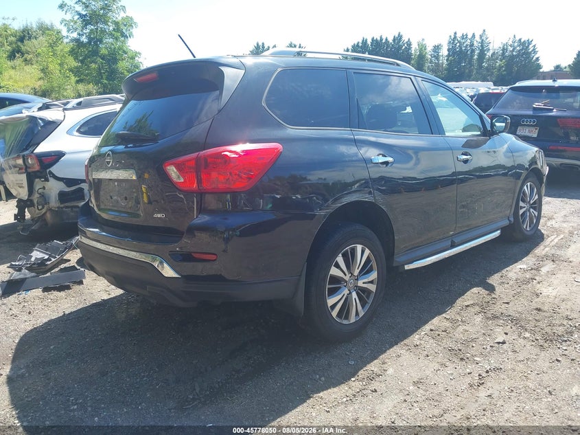 Vin: 5n1dr2mm8hc902563, lot: 46276830, nissan pathfinder s 20174