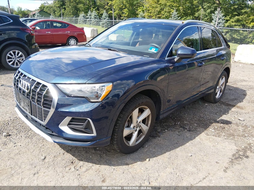 Vin: wa1aecf39l1118775, lot: 46276838, audi q3 premium 45 tfsi quattro tiptronic 20202