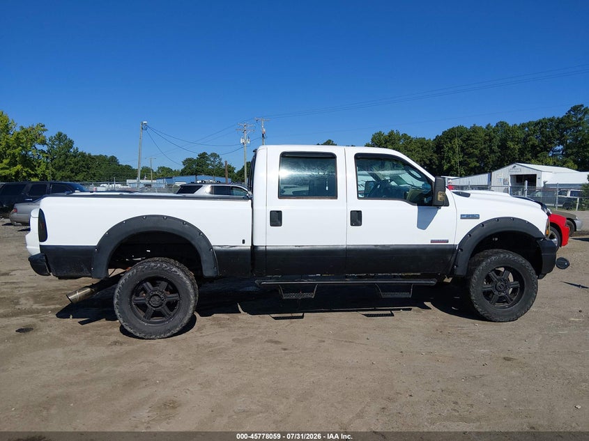 FORD F-250 2005 VIN 1FTSW21P25EA11123