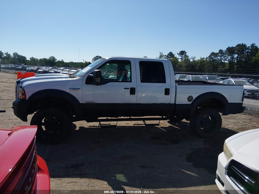 FORD F-250 2005 VIN 1FTSW21P25EA11123