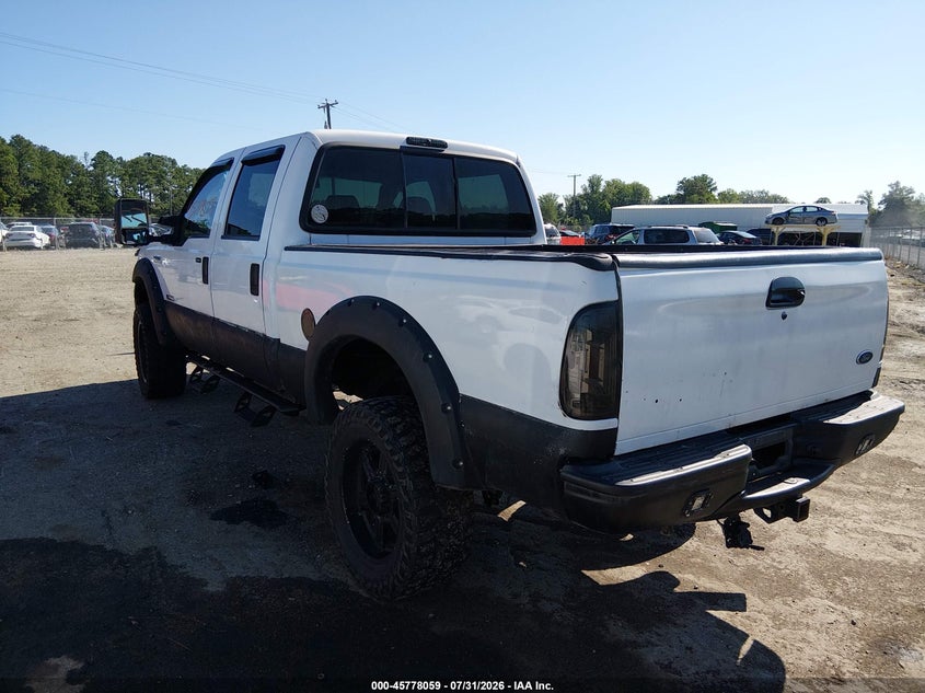 FORD F-250 2005 VIN 1FTSW21P25EA11123
