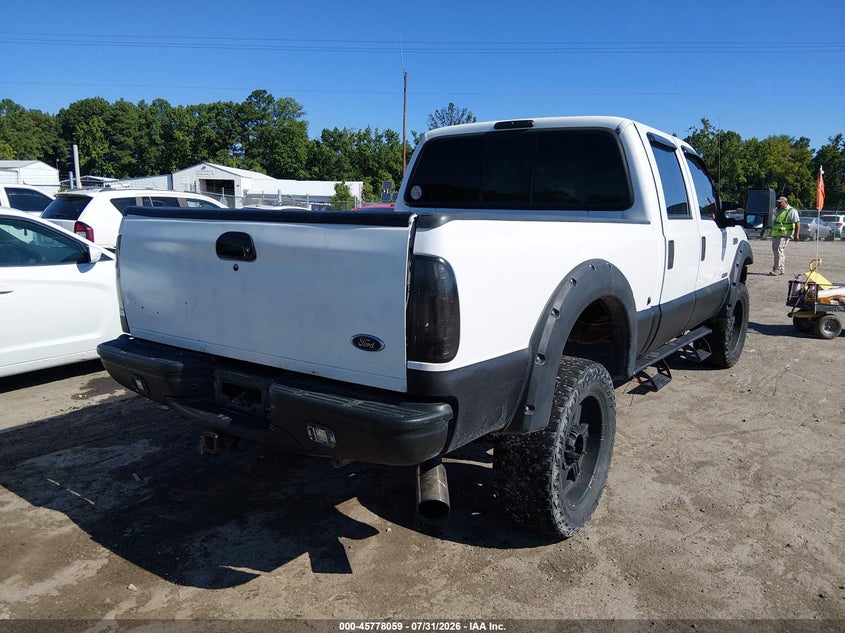 FORD F-250 2005 VIN 1FTSW21P25EA11123