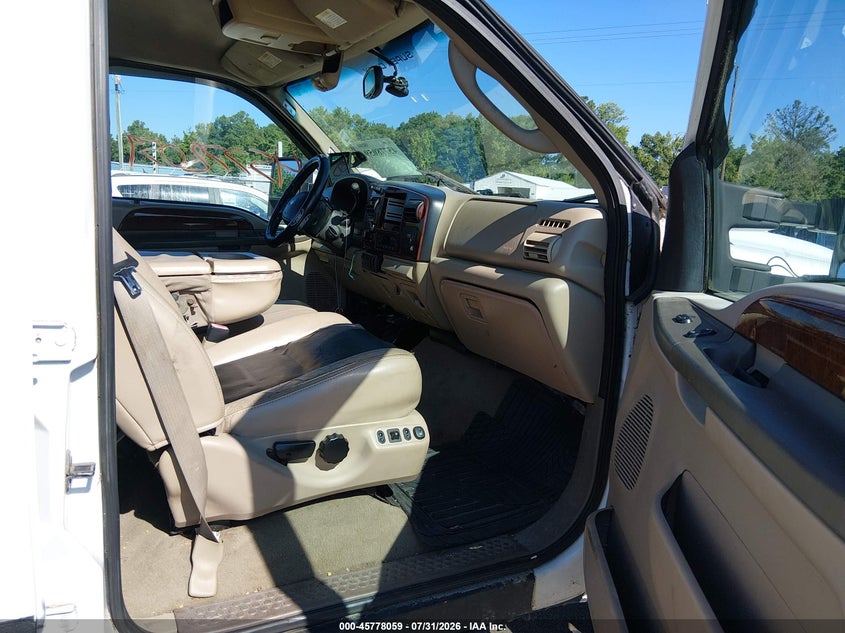 FORD F-250 2005 VIN 1FTSW21P25EA11123