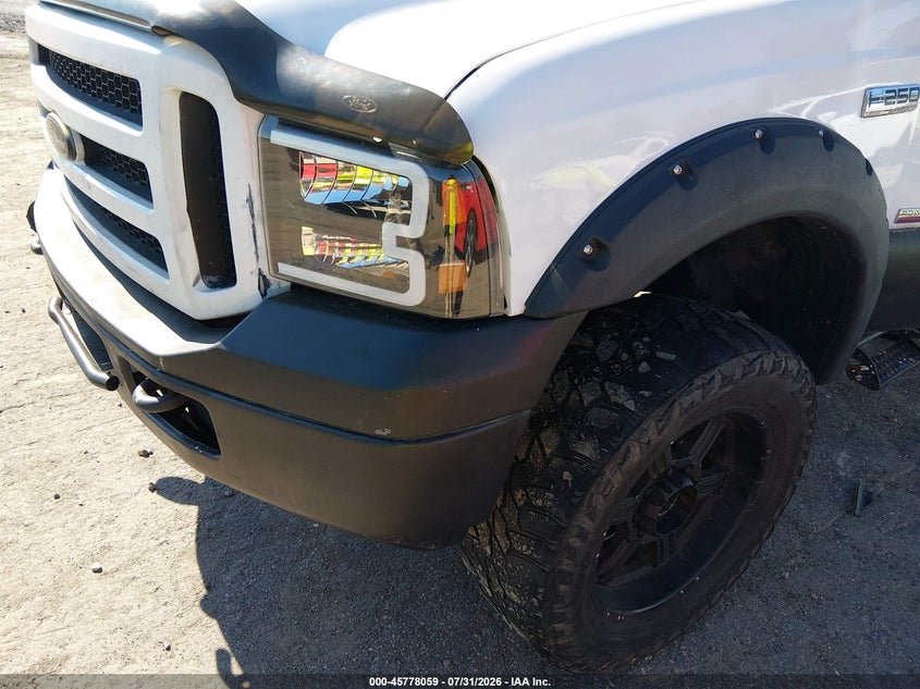 FORD F-250 2005 VIN 1FTSW21P25EA11123