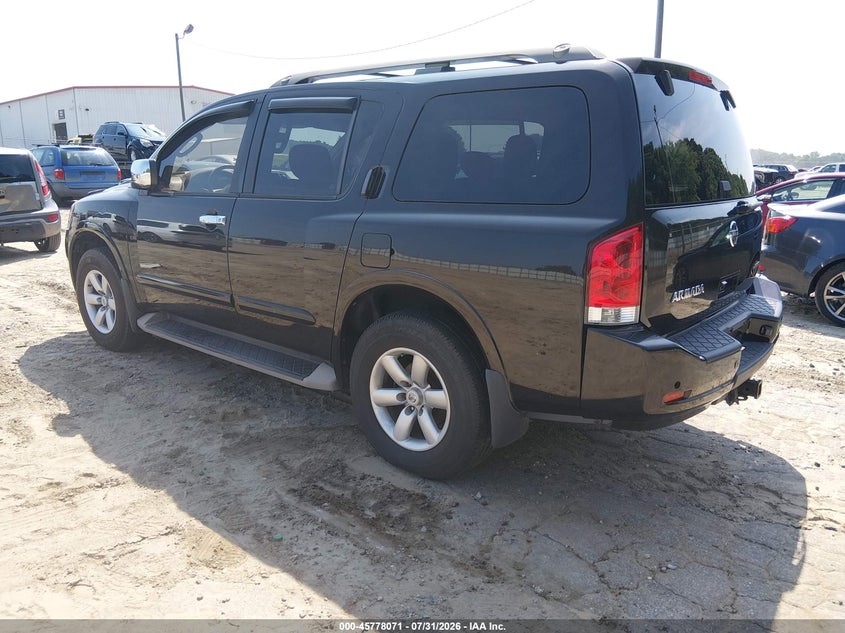 Vin: 5n1ba0nc3cn603973, lot: 46276851, nissan armada sv 20123