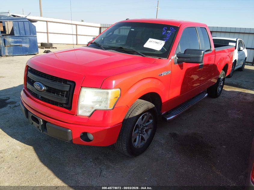 Vin: 1ftex1cm2efc52388, lot: 46276852, ford f-150 stx 20142