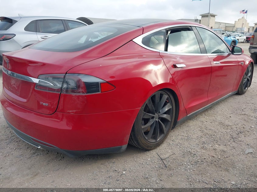2013 TESLA MODEL S auction photo 4