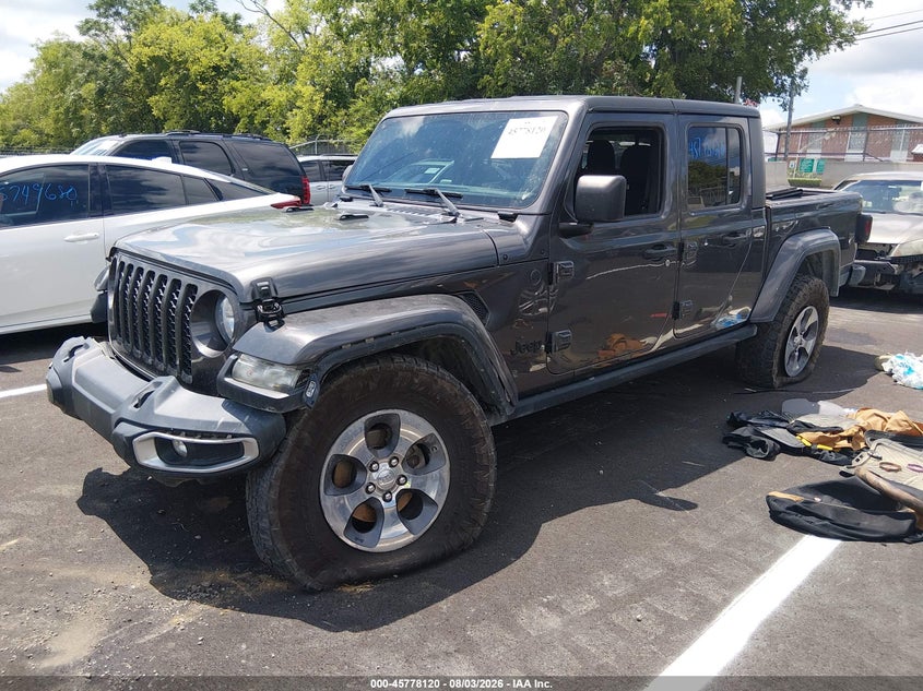 Vin: 1c6hjtag4pl588238, lot: 46276900, jeep gladiator sport s 4x4 20232