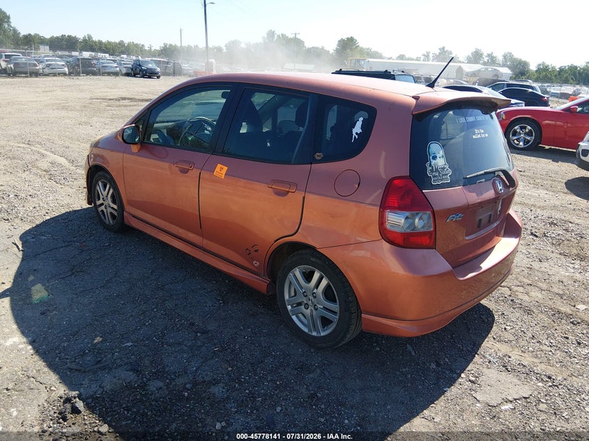 HONDA FIT 2008 VIN JHMGD38628S070448