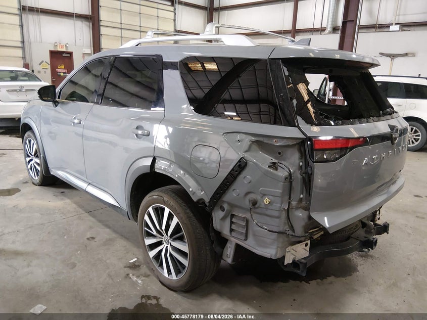Vin: 5n1dr3dj6sc250707, lot: 46276959, nissan pathfinder platinum 4wd 20253