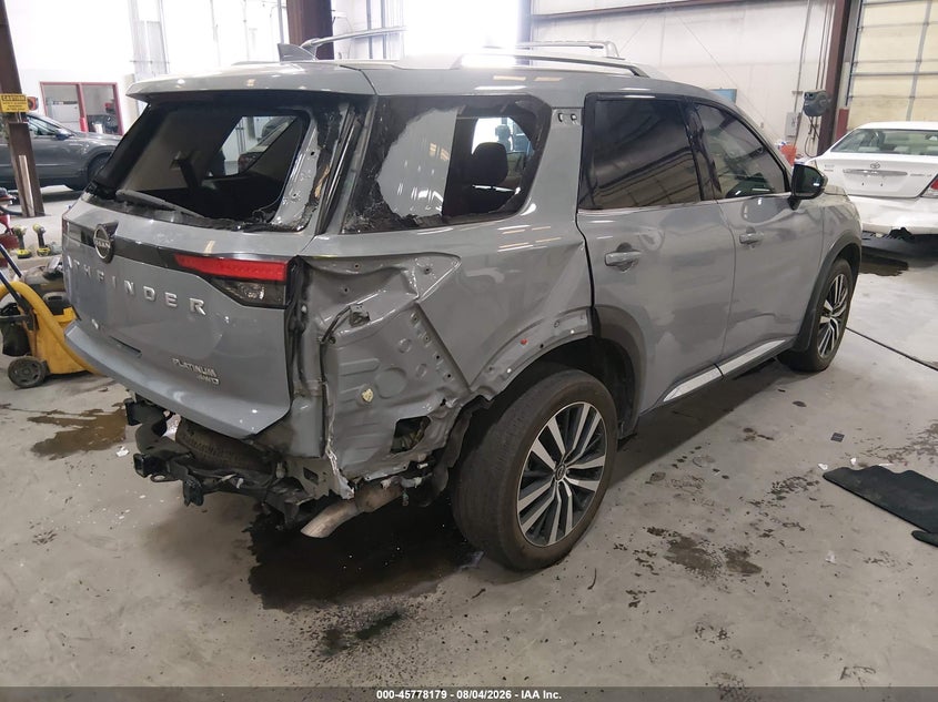 Vin: 5n1dr3dj6sc250707, lot: 46276959, nissan pathfinder platinum 4wd 20254
