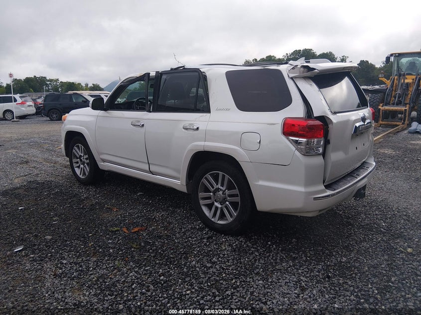 Vin: jtezu5jr4c5037691, lot: 46276969, toyota 4runner limited 20123