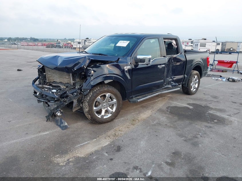 Vin: 1ftfw1e87nkf23508, lot: 46276977, ford f-150 lariat 20222