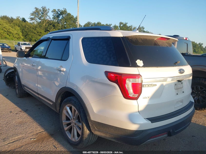 Vin: 1fm5k7d89kga26787, lot: 46277009, ford explorer xlt 20193