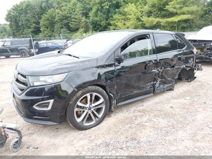 Vin: 2fmpk4ap5jbb00750, lot: 46277010, ford edge sport 20182