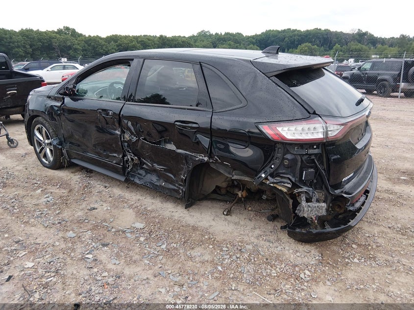 Vin: 2fmpk4ap5jbb00750, lot: 46277010, ford edge sport 20183