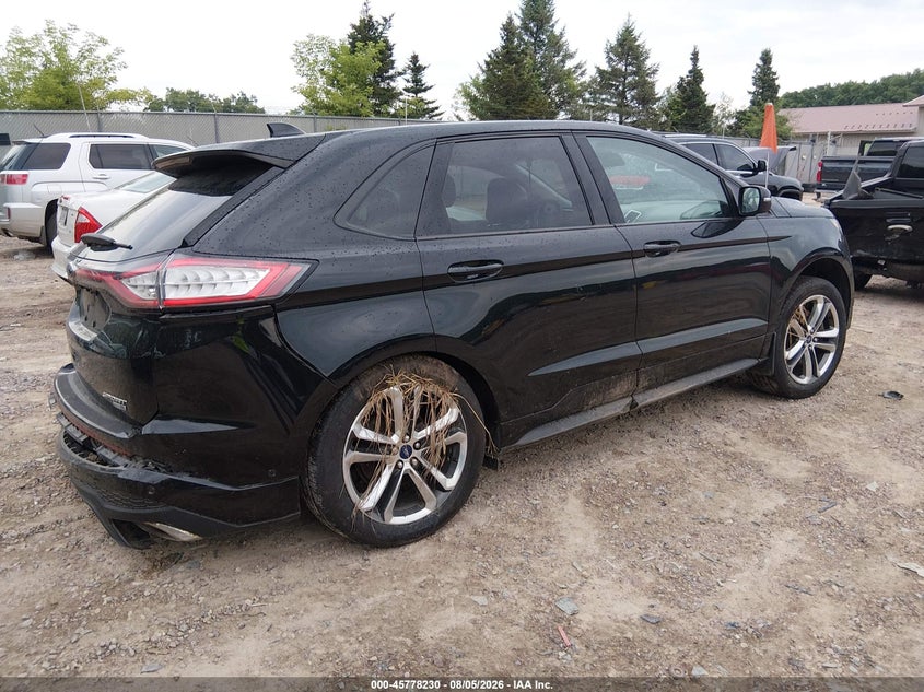 Vin: 2fmpk4ap5jbb00750, lot: 46277010, ford edge sport 20184