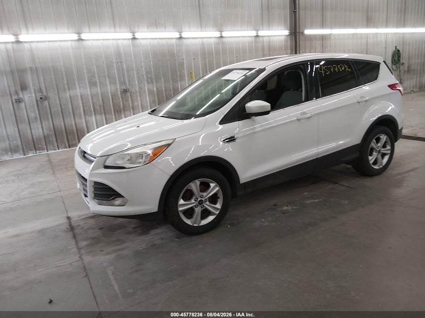 Vin: 1fmcu0gx8eud87574, lot: 46277017, ford escape se 20142