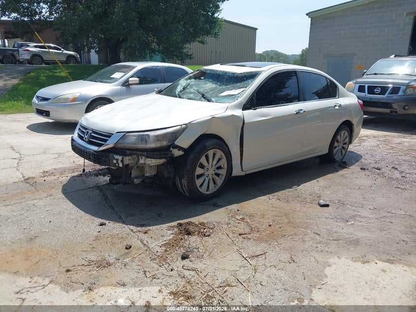 Vin: 1hgcr2f86ea163976, lot: 46277020, honda accord ex-l 20142
