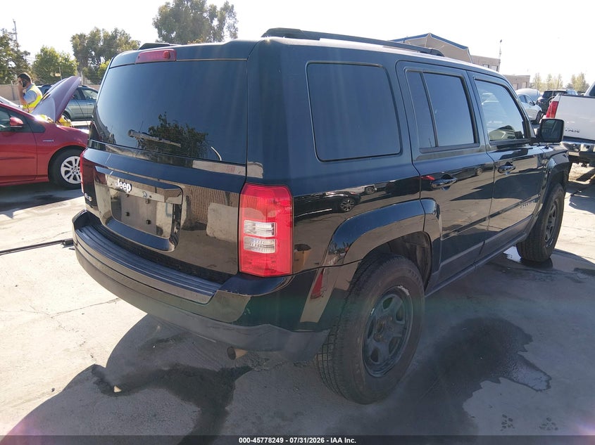 Vin: 1c4njrbb9fd155654, lot: 46277029, jeep patriot sport 20154