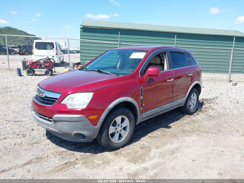 2008 Saturn VUE, Звичайний знос, IAAI, VIN 3GSDL43N18S602616 — фото 2