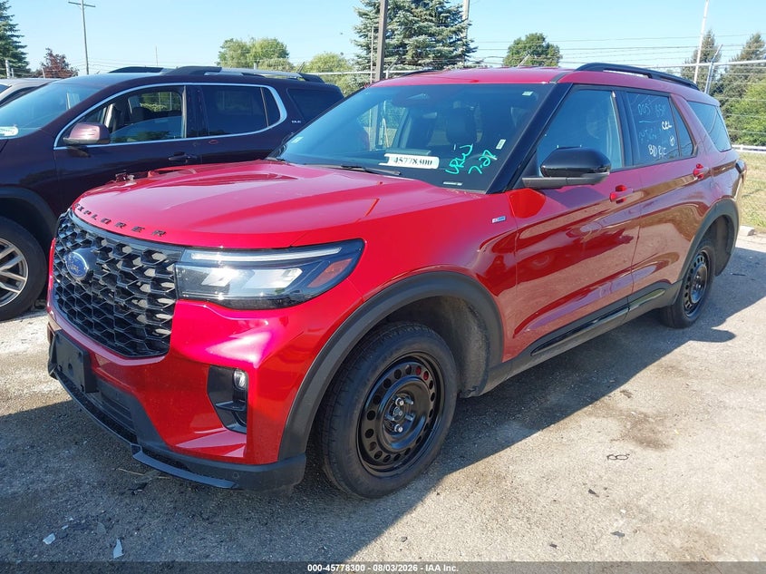 Vin: 1fmuk8kh7sgb65997, lot: 46277080, ford explorer st-line 20252