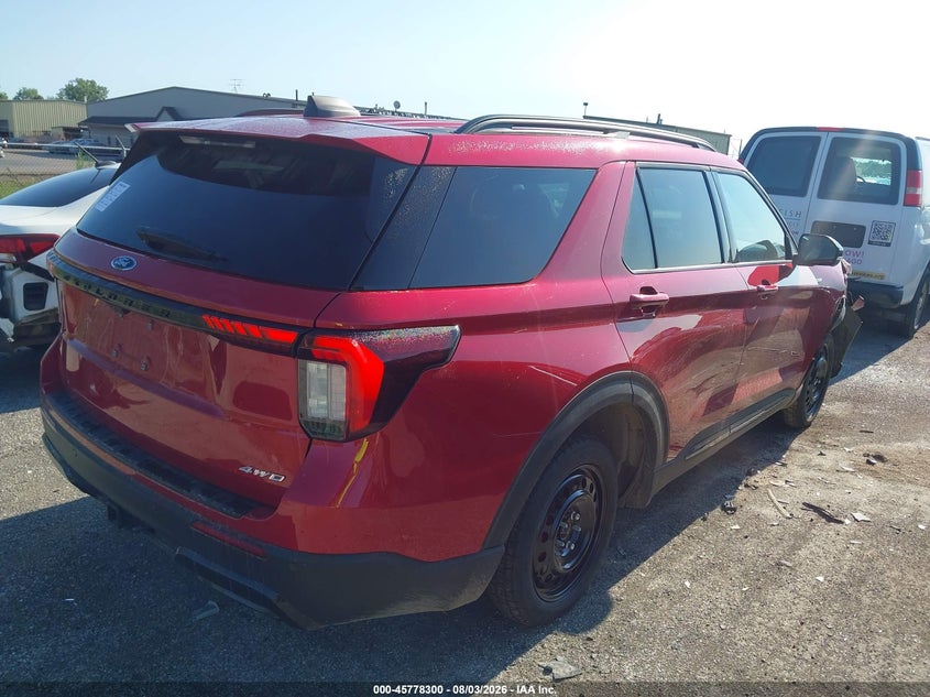 Vin: 1fmuk8kh7sgb65997, lot: 46277080, ford explorer st-line 20254