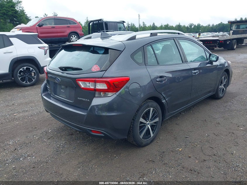 Vin: 4s3gtac69k3735380, lot: 46277084, subaru impreza 2.0i premium 20194